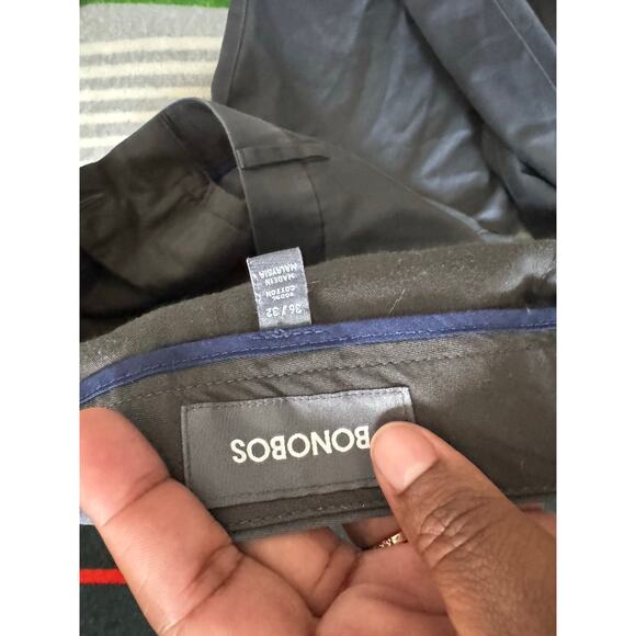 Bonobos “Friday” Stretch Chinos Men’s 36x32 Gray Slim Fit Casual Dress Pants - Picture 4 of 7